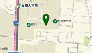 私立愛知大学短期大学部の地図画像