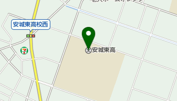 愛知県立安城東高校の地図画像