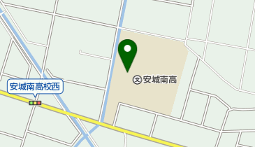 愛知県立安城南高校の地図画像