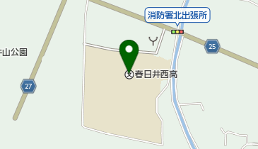 愛知県立春日井西高校の地図画像