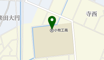 愛知県立小牧工科高校の地図画像