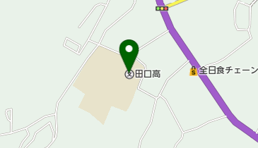 愛知県立田口高校の地図画像