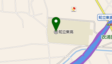 愛知県立知立東高校の地図画像