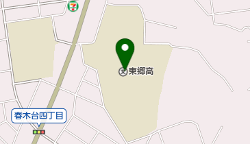 愛知県立東郷高校の地図画像