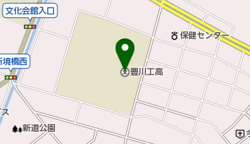 愛知県立豊川工科高校の地図画像