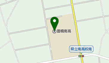 愛知県立豊橋南高校の地図画像