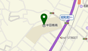 愛知県立半田商業高校の地図画像