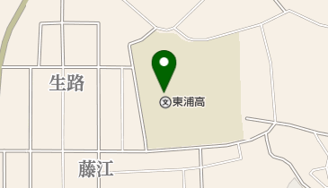 愛知県立東浦高校の地図画像