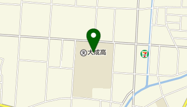 私立大成高校の地図画像