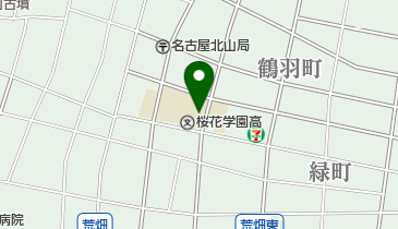 私立桜花学園高校の地図画像