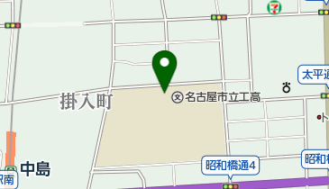 名古屋市立工業高校の地図画像