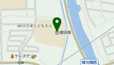 名古屋市立富田高校の地図画像