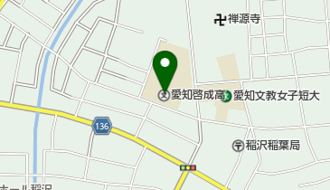 私立愛知啓成高校の地図画像