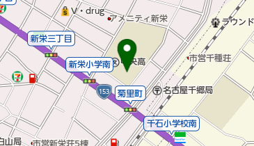 名古屋市立中央高校の地図画像