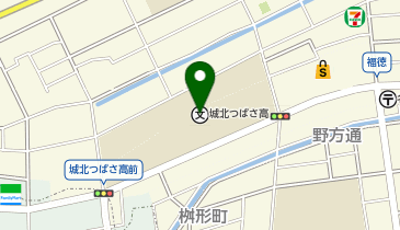 愛知県立城北つばさ高校の地図画像