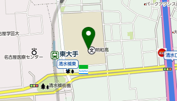 愛知県立明和高校の地図画像