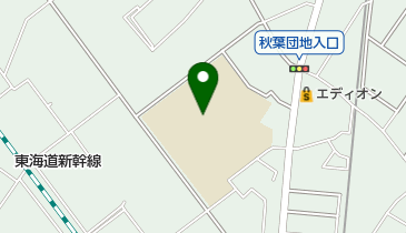 安城市立安祥中学校の地図画像