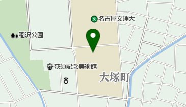 稲沢市立稲沢西中学校の地図画像