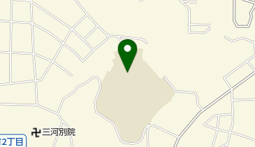 岡崎市立甲山中学校の地図画像