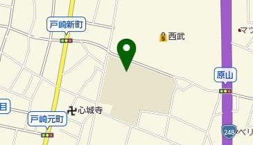 岡崎市立南中学校の地図画像
