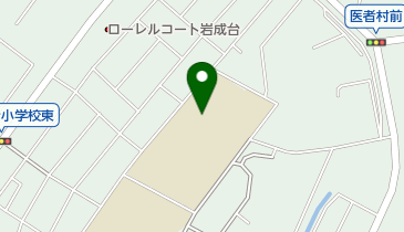 春日井市立岩成台中学校の地図画像