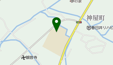 春日井市立坂下中学校の地図画像