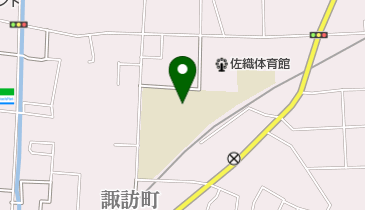 愛西市立佐織中学校の地図画像