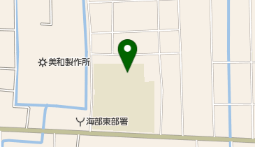 あま市立七宝北中学校の地図画像