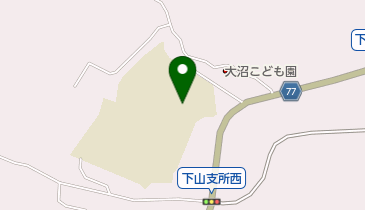 豊田市立下山中学校の地図画像