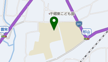 新城市立千郷中学校の地図画像