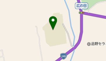 瀬戸市立品野中学校の地図画像