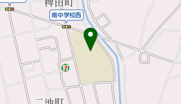 高浜市立南中学校の地図画像