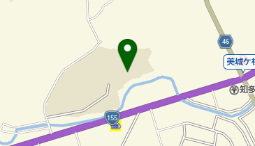知多市立知多中学校の地図画像