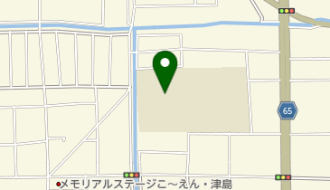 津島市立神守中学校の地図画像