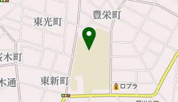 豊川市立東部中学校の地図画像
