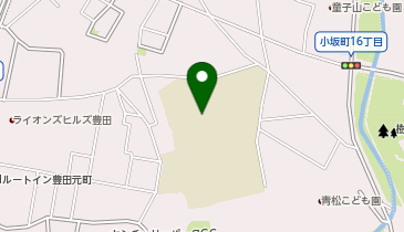 豊田市立朝日丘中学校の地図画像