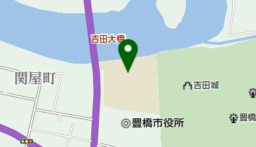 豊橋市立豊城中学校の地図画像