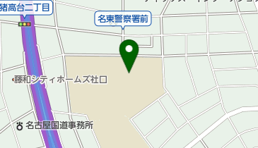 名古屋市立猪高中学校の地図画像