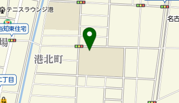 名古屋市立港北中学校の地図画像