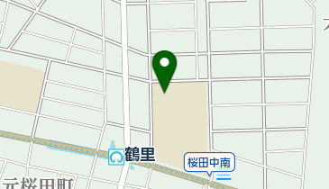 名古屋市立桜田中学校の地図画像