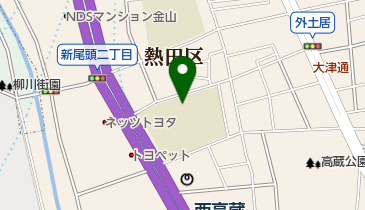 名古屋市立沢上中学校の地図画像