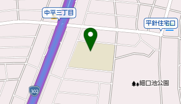 名古屋市立平針中学校の地図画像