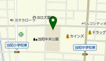 名古屋市立当知中学校の地図画像