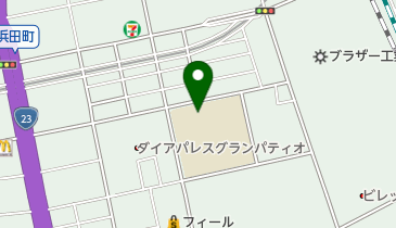 名古屋市立南光中学校の地図画像
