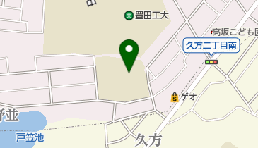 名古屋市立久方中学校の地図画像