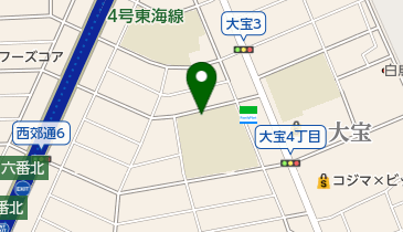 名古屋市立日比野中学校の地図画像