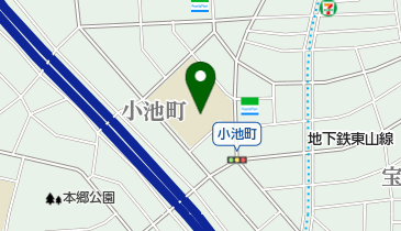 名古屋市立藤森中学校の地図画像