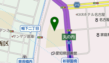 名古屋市立丸の内中学校の地図画像
