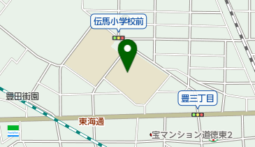 名古屋市立明豊中学校の地図画像