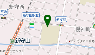 名古屋市立守山西中学校の地図画像